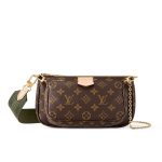 Louis Vuitton Multi Pochette Accessoires Monogram Canvas Khaki 24cm M44813