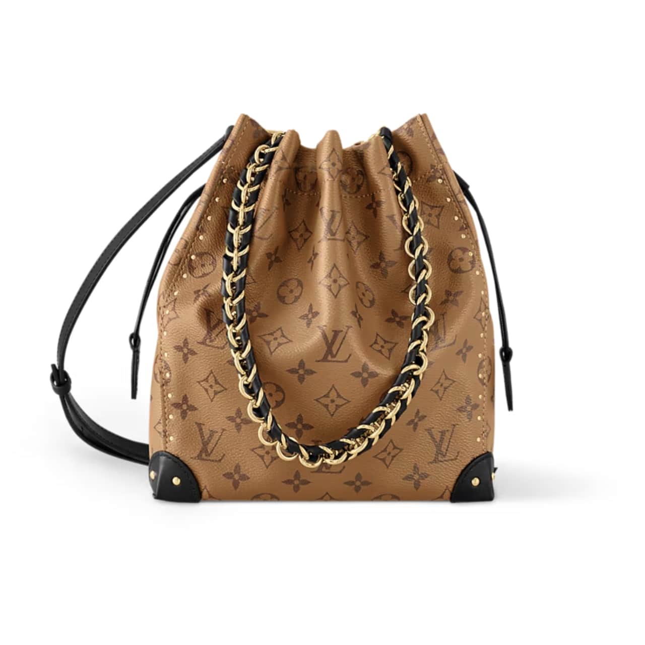 TBNB-3-1-2.jpg Louis Vuitton Noé Trunk PM Bag Monogram Reverse Brown 20Cm M13324 - Image 1