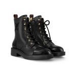 Louis Vuitton Citizen Flat Ranger Boot Leather Black