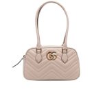 Gucci Marmont Small Top Handle Bag Pink 25Cm