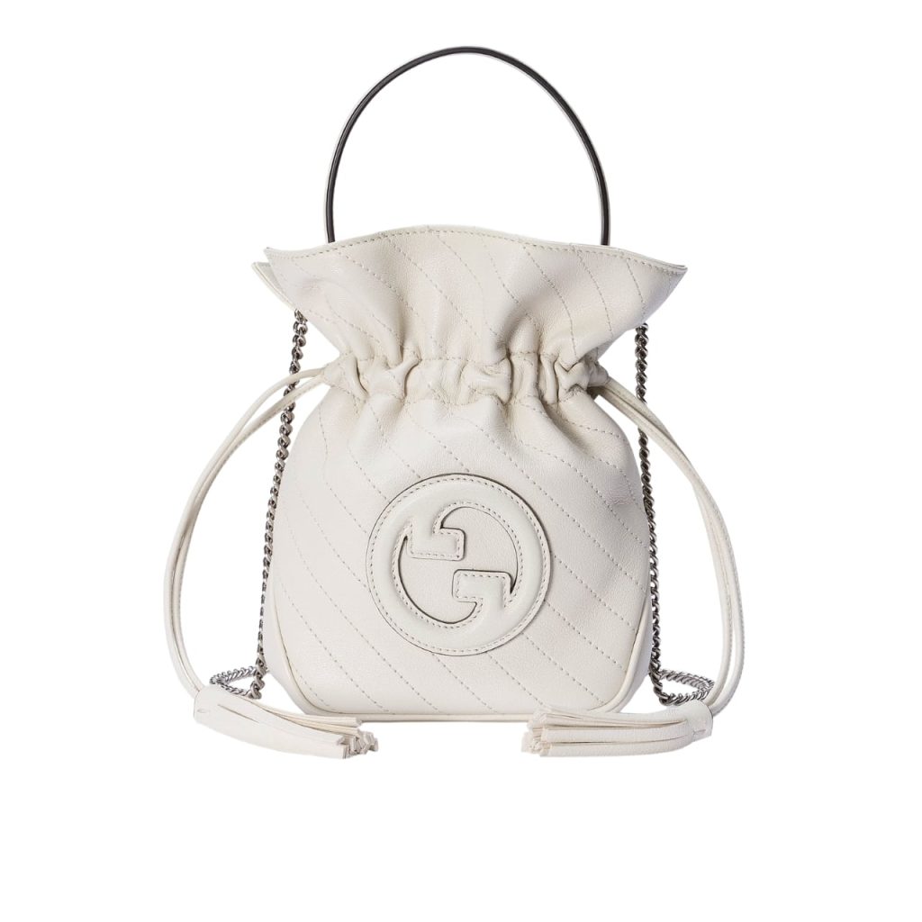 Gucci Blondie Mini Bucket Bag White 19Cm 760313 Aacp7 9022 - Image 2