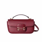 Gucci Horsebit 1955 Small Top Handle Bag Rosso Ancora Red  22Cm ‎815206 Aaec2 6207