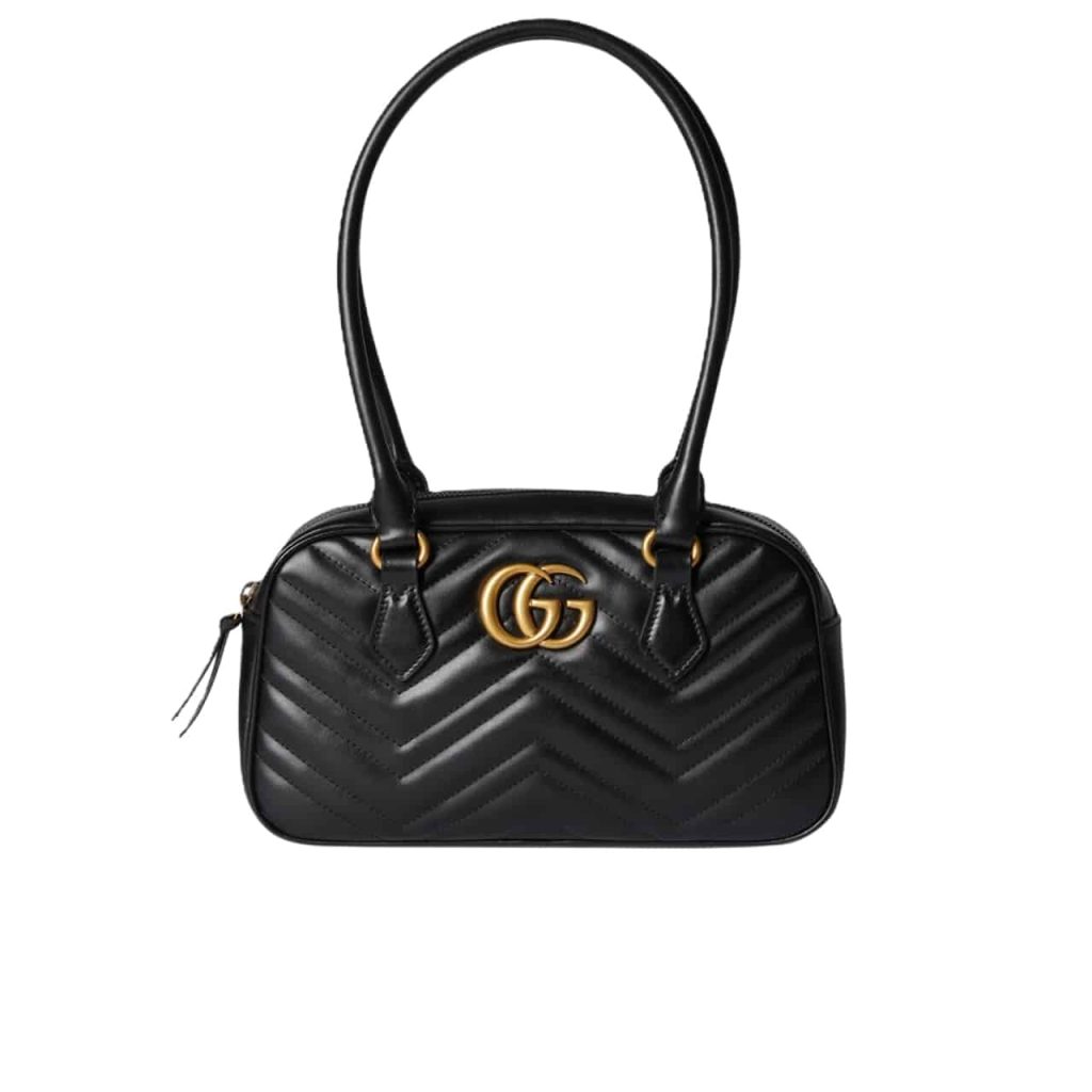 Gucci Marmont Small Top Handle Bag Black 25Cm 795199 Aabzb 1000 - Image 2