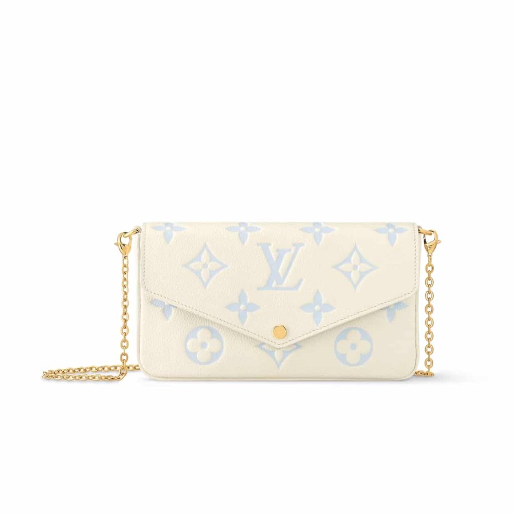 Louis Vuitton Félicie Pochette Bag Candy Blue 21Cm M83025 - Image 2