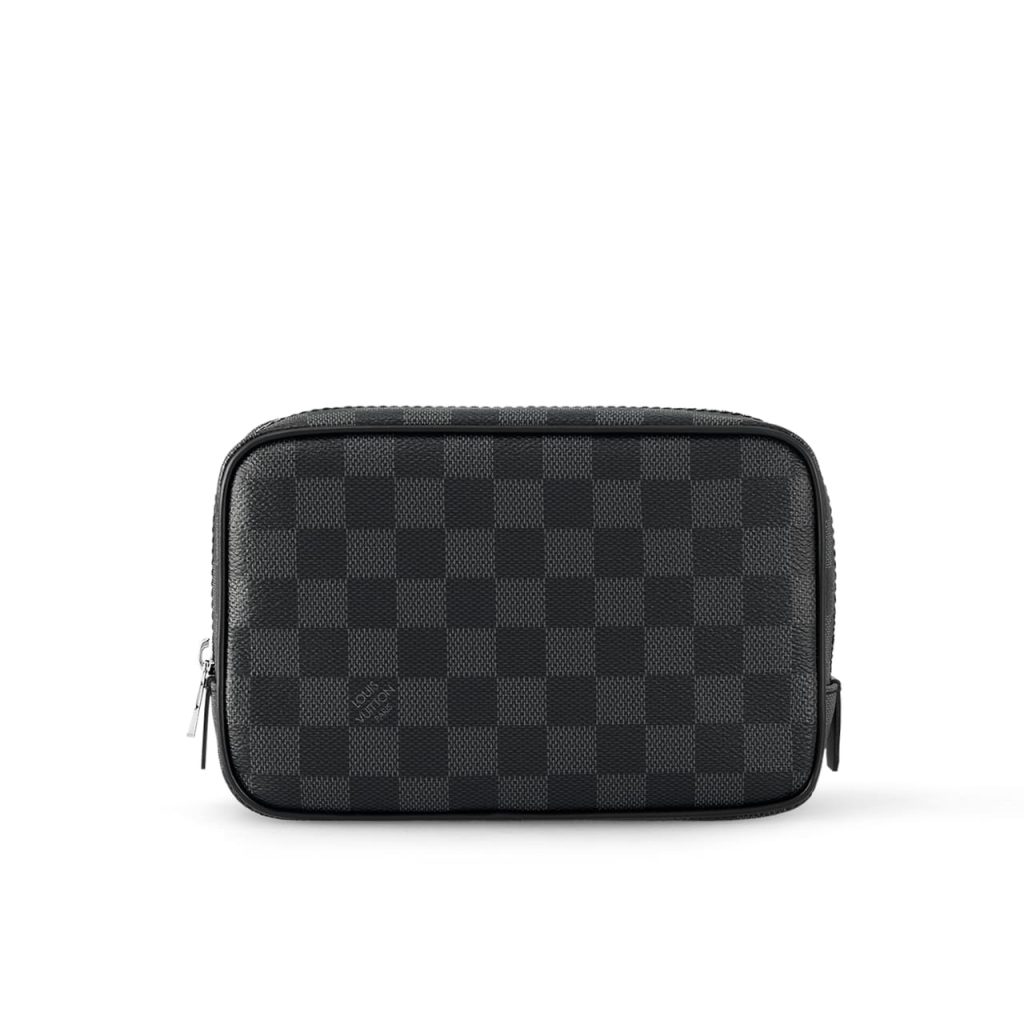 Louis Vuitton Toilet Pouch Damier Grey 23Cm - Image 2