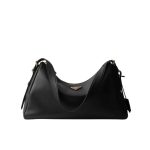Prada Aimée Large Leather Shoulder Bag Black 39Cm 1Bc228 2Cys F0002 V Lvm