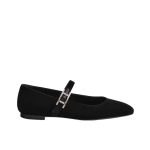 Hermes Jane Ballet Flat In Velvet Noir H242046Z 02370 - Image 10