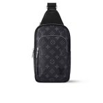 Louis Vuitton Avenue Slingbag Monogram Macassar Black 30Cm