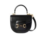 Gucci Horsebit 1955 Mini Top Handle Bag Black ‎14Cm 781387 1Aaqd 1000