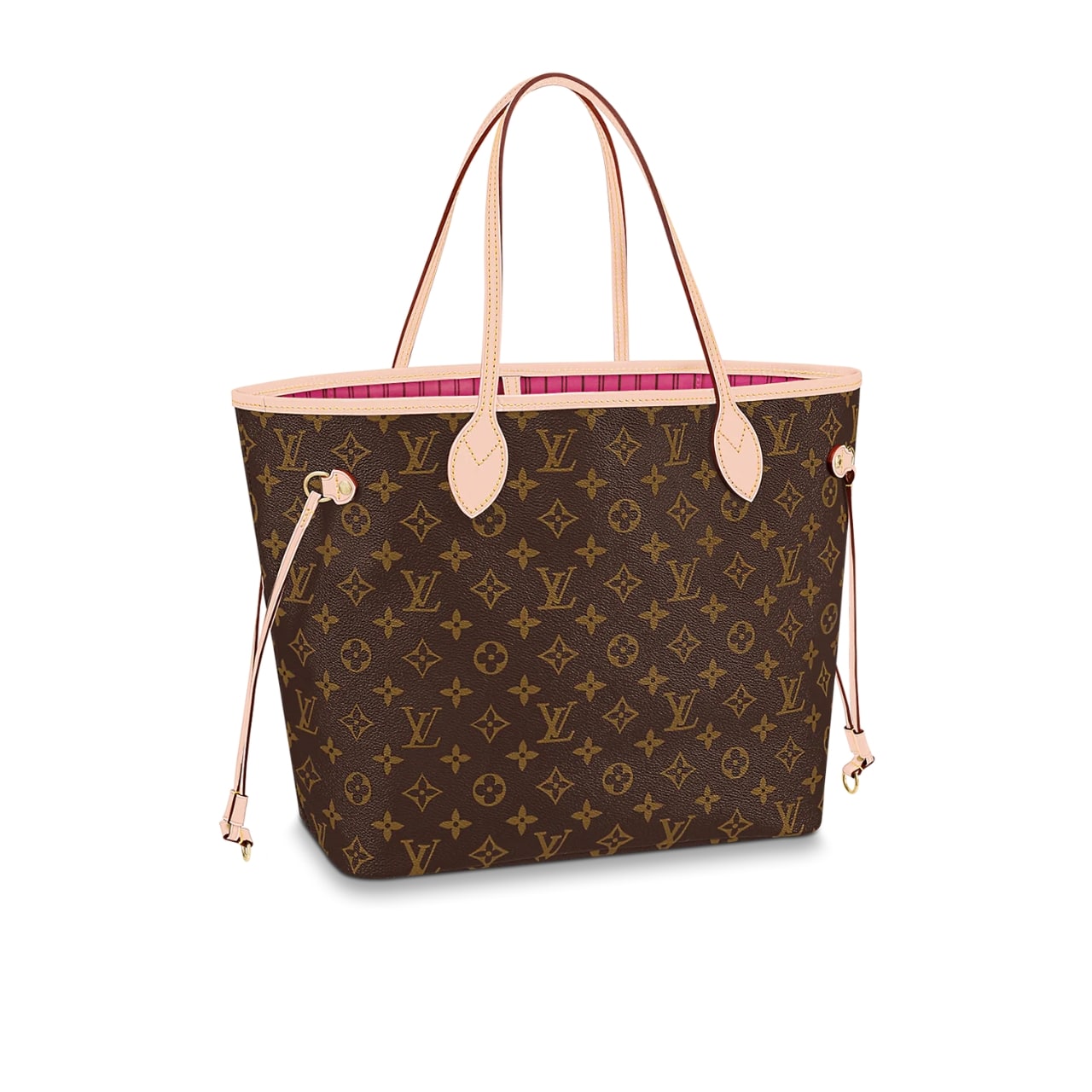 TBNB-4-9.jpg Louis Vuitton Neverfull MM Monogram Canvas Tote Bag Pivoine Pink 31cm M41178 - Image 1