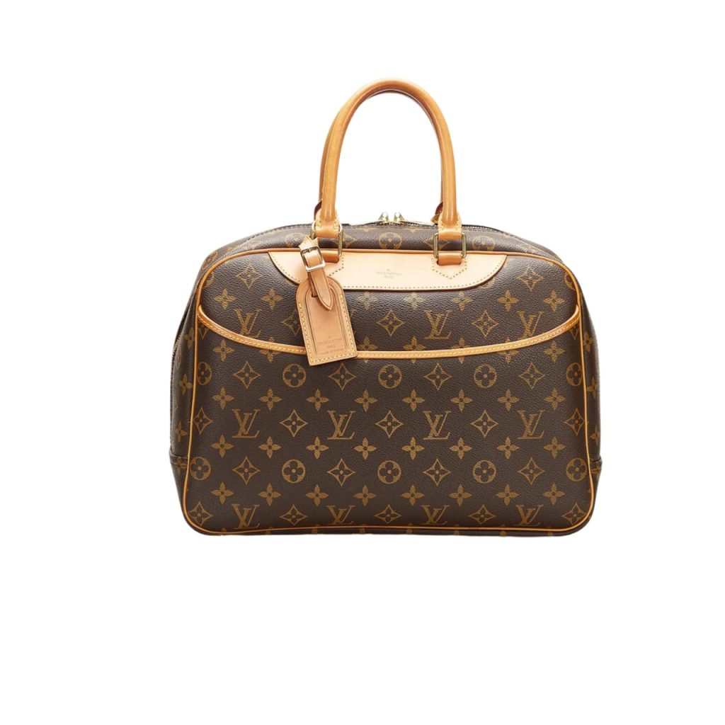 Louis Vuitton Monogram Deauville Boston Brown 28Cm M42228 - Image 2