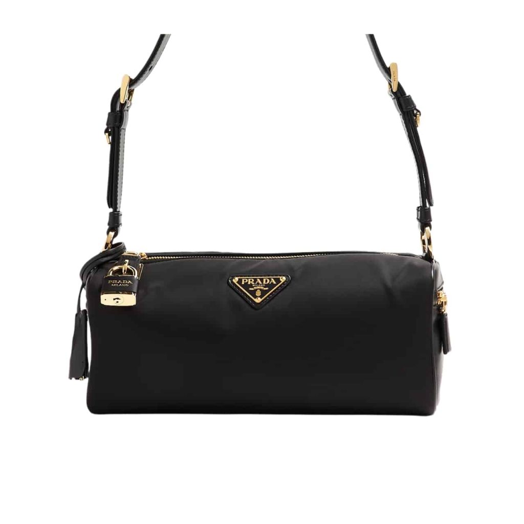 Prada Re Nylon Pouch Black 28cm 1ne058 2c05 F0002 - Image 2