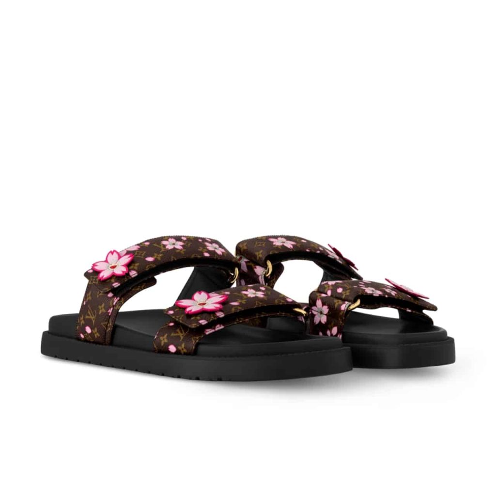 Louis Vuitton X Murakami Lv Sunset Flat Comfort Mule Sakura Brown 1agvyy - Image 2