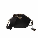 Prada Leather Mini Shoulder Bag Black 21Cm 1Bh212 2Aix F0002 V Nvm
