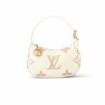 Louis Vuitton Mini Moon Bag In Latte White And Chamallow Pink 21Cm M24108