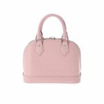 Louis Vuitton Epi Alma BB Rose Ballerine 25Cm M41327
