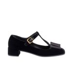 Prada Velvet Pumps Black 1I818N 068 F0002 F 035 - Image 9