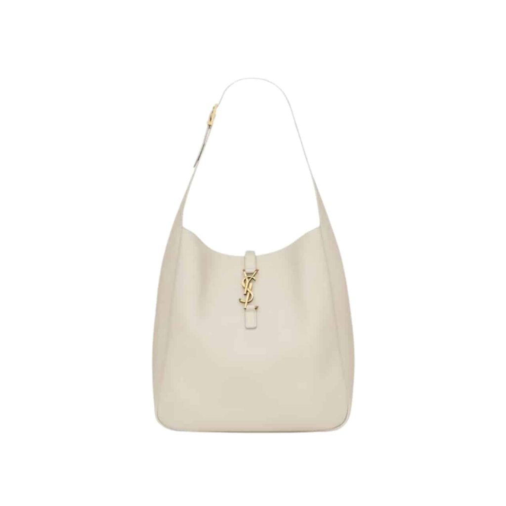 Saint Laurent Le 5 À 7 Supple Large In Grained Leather White 31Cm 753837Aaauq9207 - Image 2