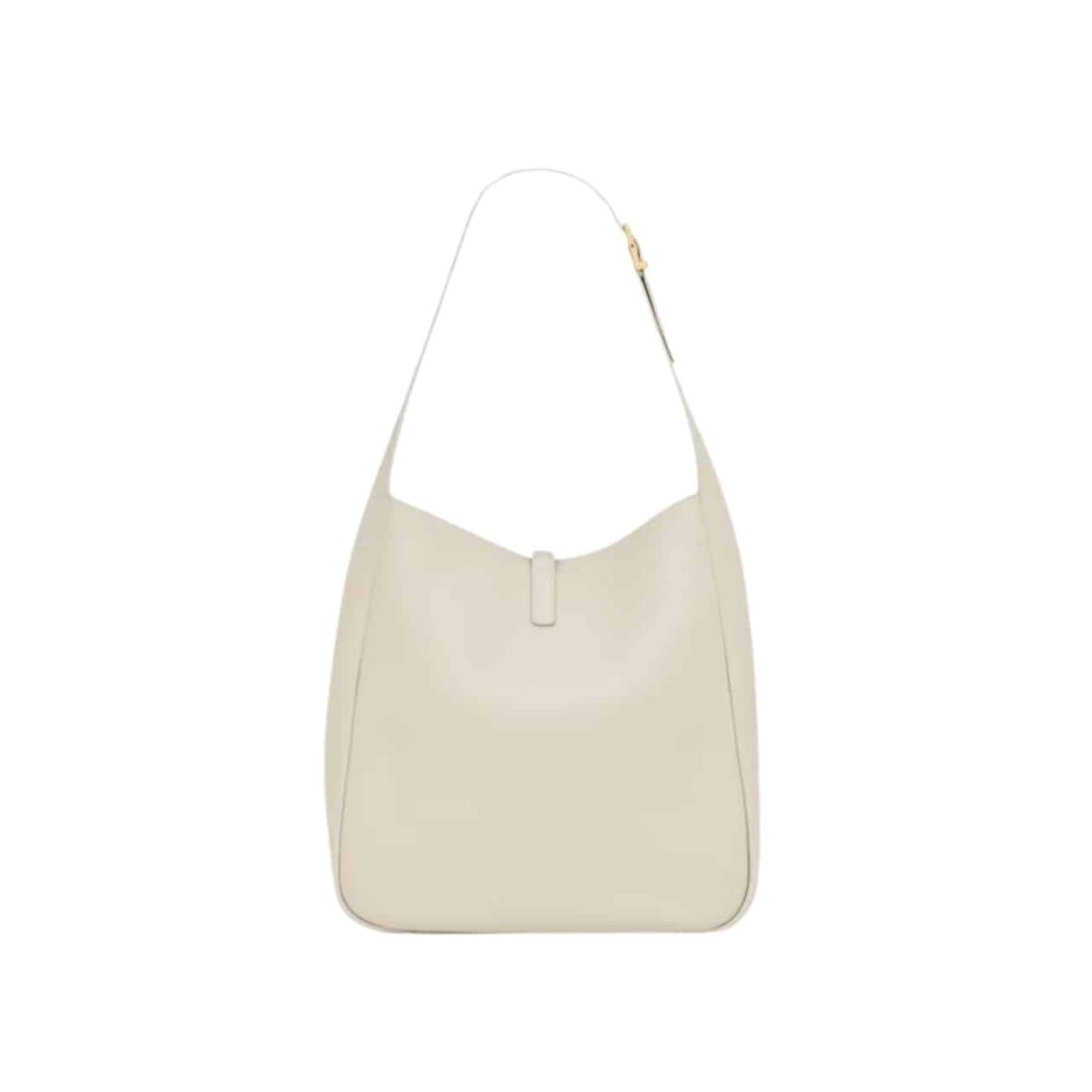 Saint Laurent Le 5 À 7 Supple Large In Grained Leather White 31Cm 753837Aaauq9207 - Image 4