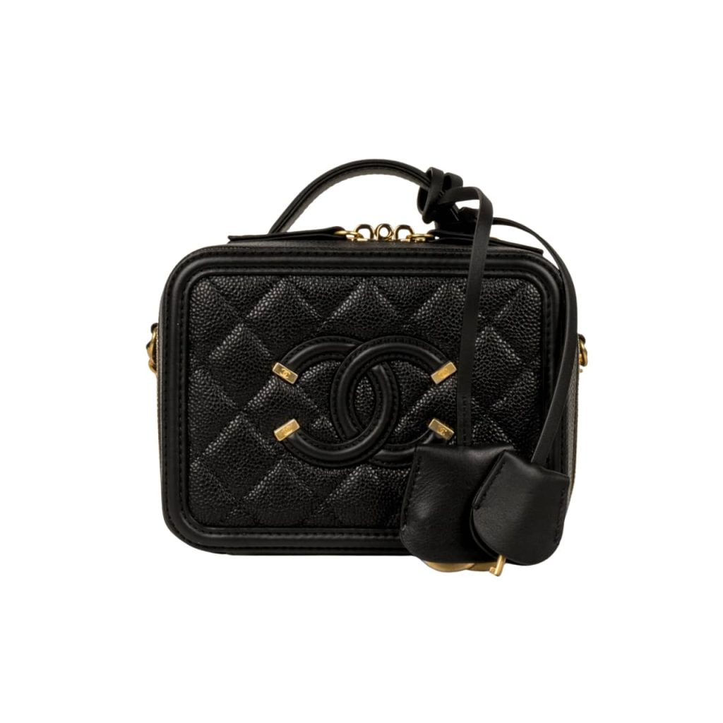 Chanel Small Vanity Case Ss22 Black 17Cm - Image 2
