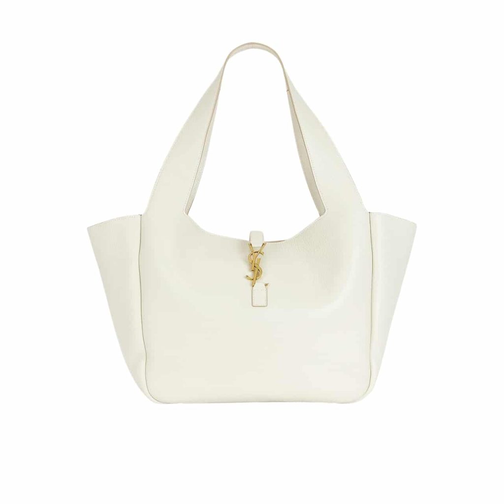 Saint Laurent Le 5 À 7 Bea In Grained Leather White 50Cm 763435Aaddg - Image 2