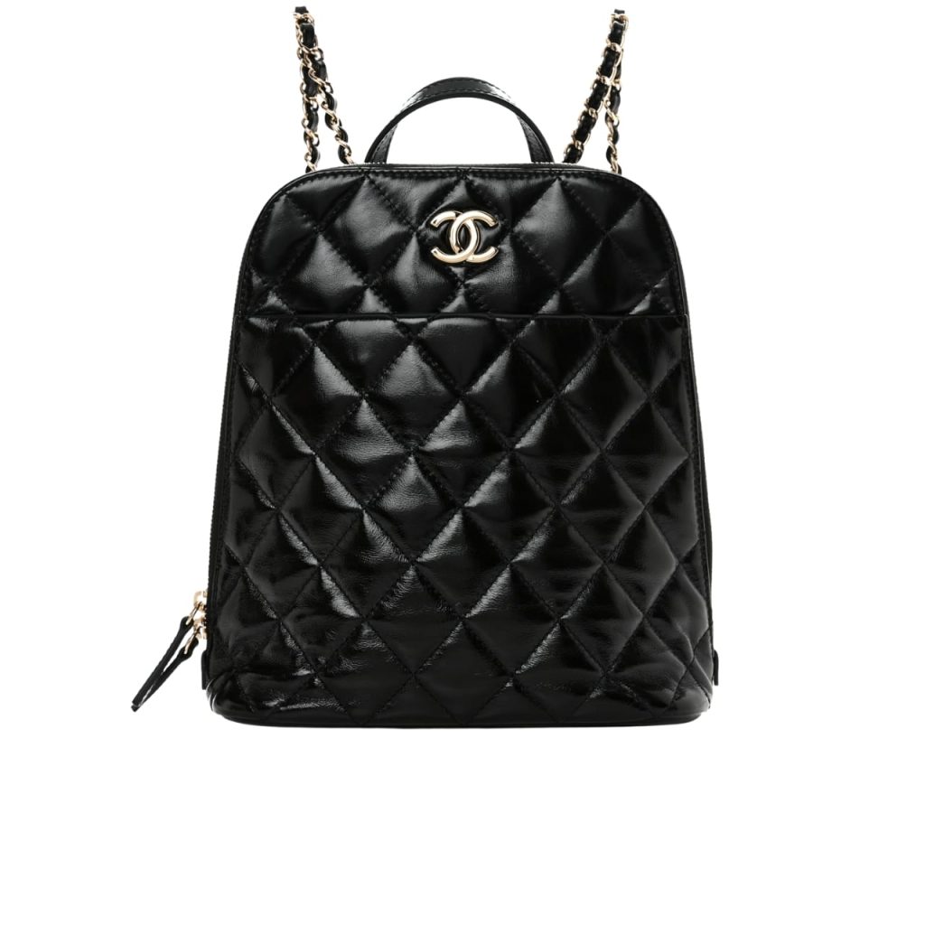 Chanel My Pocket Backpack Shiny Black 24cm - Image 2
