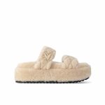Louis Vuitton Lv Sunset Platform Comfort Mule Shearling Natural 1Actvf - Image 8