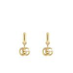 Gucci Gg Running Drop Earrings Gold