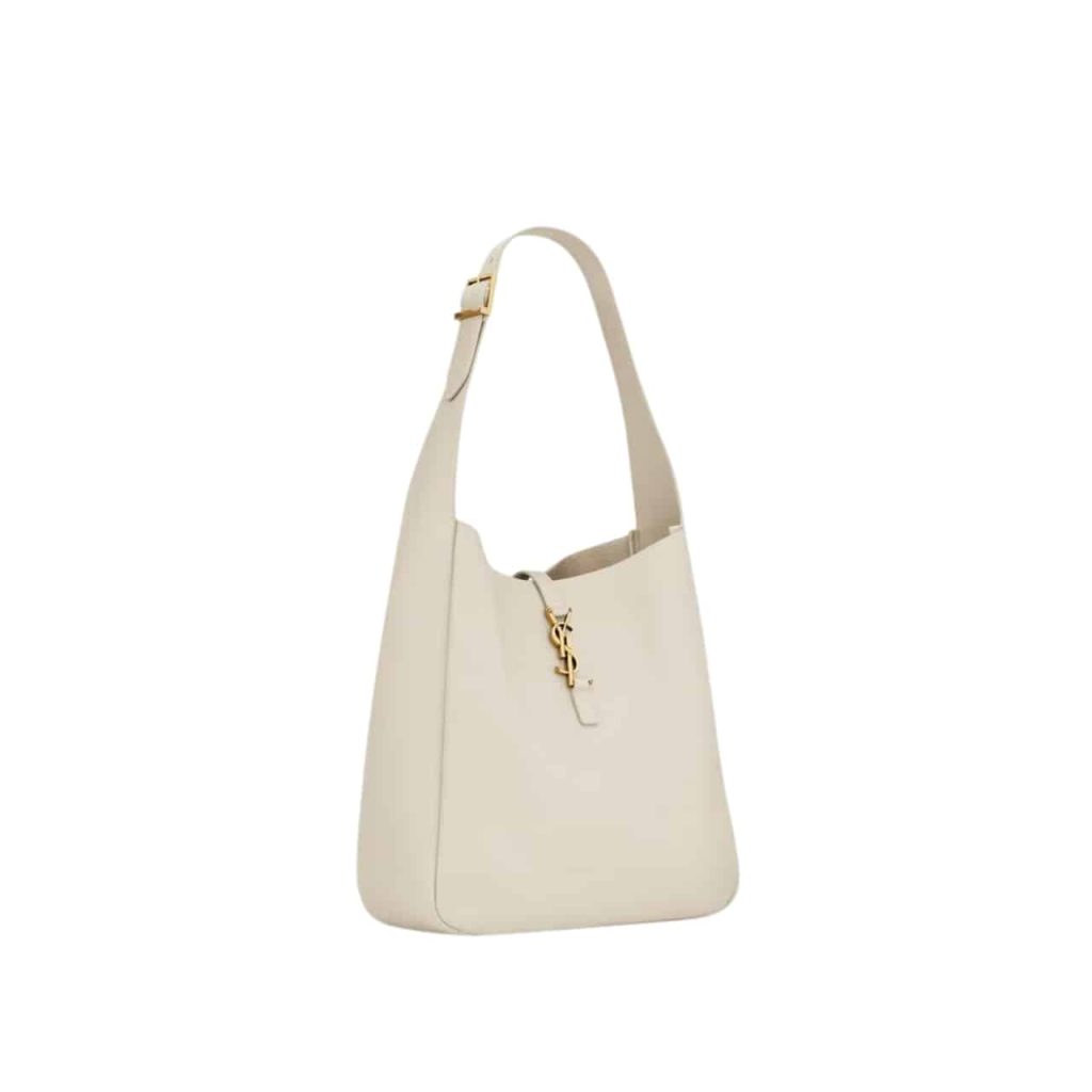 Saint Laurent Le 5 À 7 Supple Large In Grained Leather White 31Cm 753837Aaauq9207 - Image 5