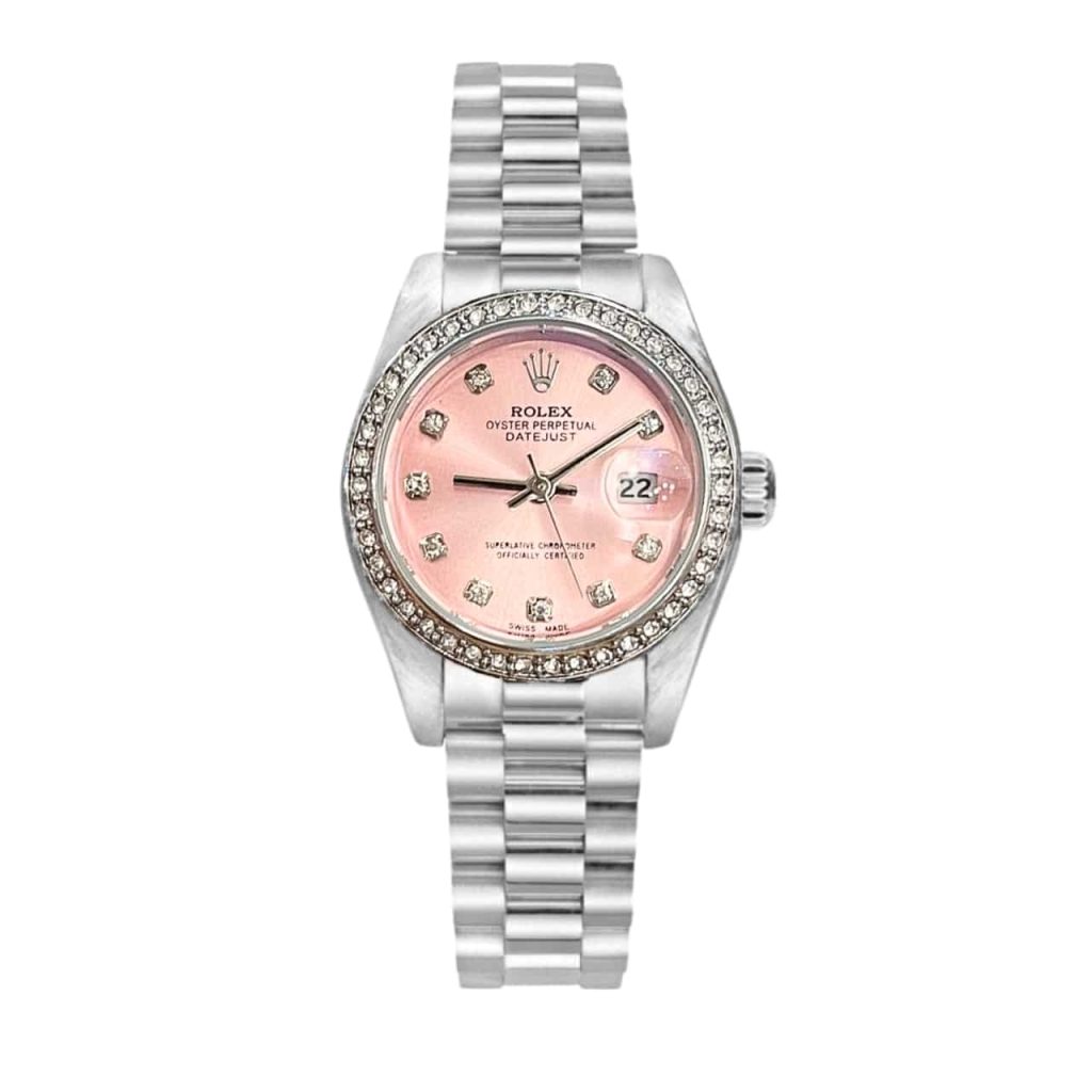 Rolex Lady Datejust 28 Silver Jubilee Diamond Dial In Pink 28mm - Image 2