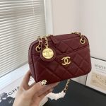 Chanel Mini Camera Case Burgundy 18Cm As5190 B18306 Nzv44 - Image 3