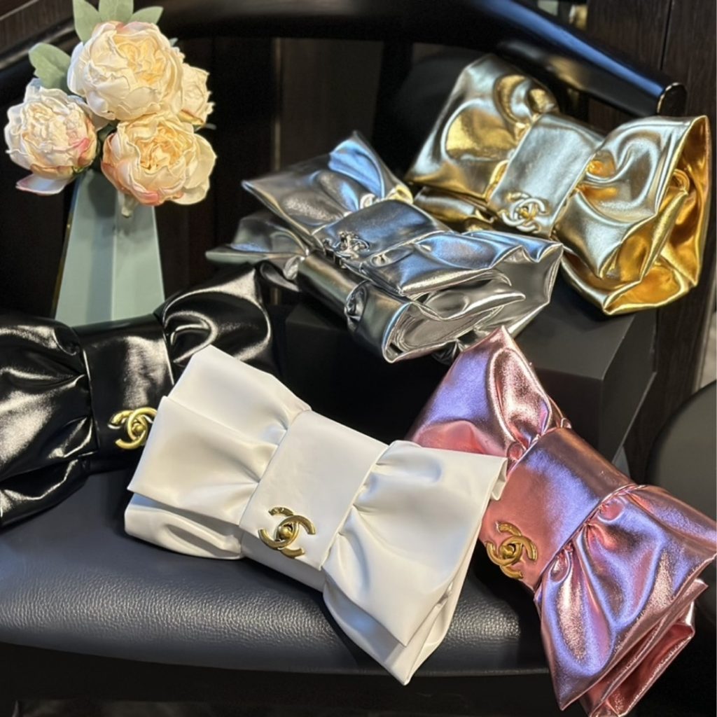 Chanel Clutch Metallic And Gold Metal In Pink 24Cm As5129 B18041 Nzk53 - Image 3