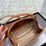 Prada Crochet And Leathe Pouch Bag Natural 18Cm 1Nr025 2Cyc F0018 - Image 4