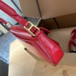 Prada Patent Leather Shoulder Bag In Cherry Red 25Cm 1Bd355 069 F0E06 V Hto - Image 5