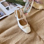 Gucci Women's Horsebit Pump White Leather - Image 8