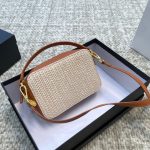 Prada Crochet And Leathe Pouch Bag Natural 18Cm 1Nr025 2Cyc F0018 - Image 5