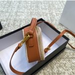 Prada Crochet And Leathe Pouch Bag Natural 18Cm 1Nr025 2Cyc F0018 - Image 6