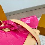 Louis Vuitton Nano Alma Monogram Vernis Neon Pink 18Cm M90611 - Image 7