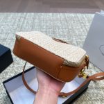 Prada Crochet And Leathe Pouch Bag Natural 18Cm 1Nr025 2Cyc F0018 - Image 7