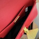 Prada Patent Leather Shoulder Bag In Cherry Red 25Cm 1Bd355 069 F0E06 V Hto - Image 8