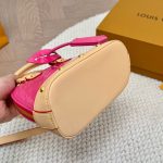 Louis Vuitton Nano Alma Monogram Vernis Neon Pink 18Cm M90611 - Image 8