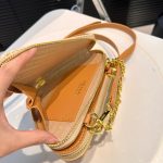 Prada Crochet Mini Pouch Natural 19cm 1NR015 2CXK F0018 - Image 9