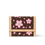 Louis Vuitton X Takashi Murakami Victorine Wallet Sakura Brown 12Cm M13427