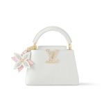 Louis Vuitton Capucines Mini Bag Snow White 21Cm M21416