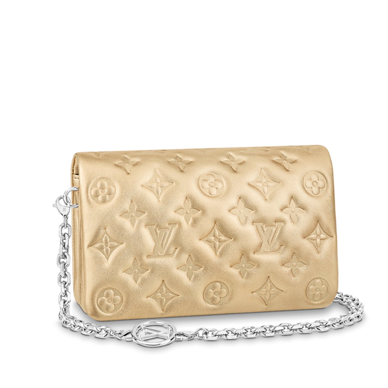 Thumbnail-1-2.jpg Louis Vuitton Pochette Coussin Monogram Gold 20Cm M80999 - Image 1