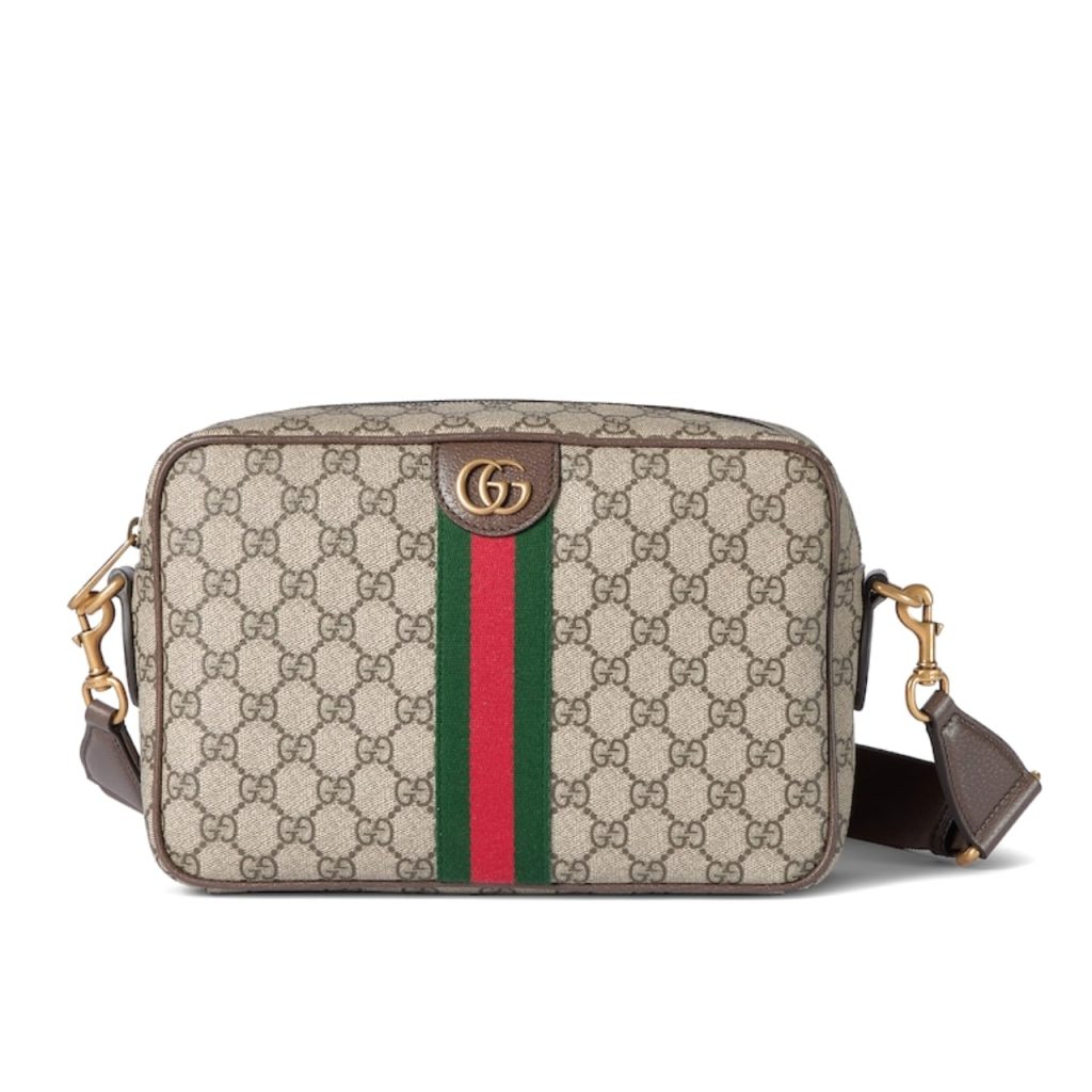 Gucci Ophidia Medium Crossbody Bag Beige And Dark Brown 28Cm 834468 FAEOF 9745 - Image 2