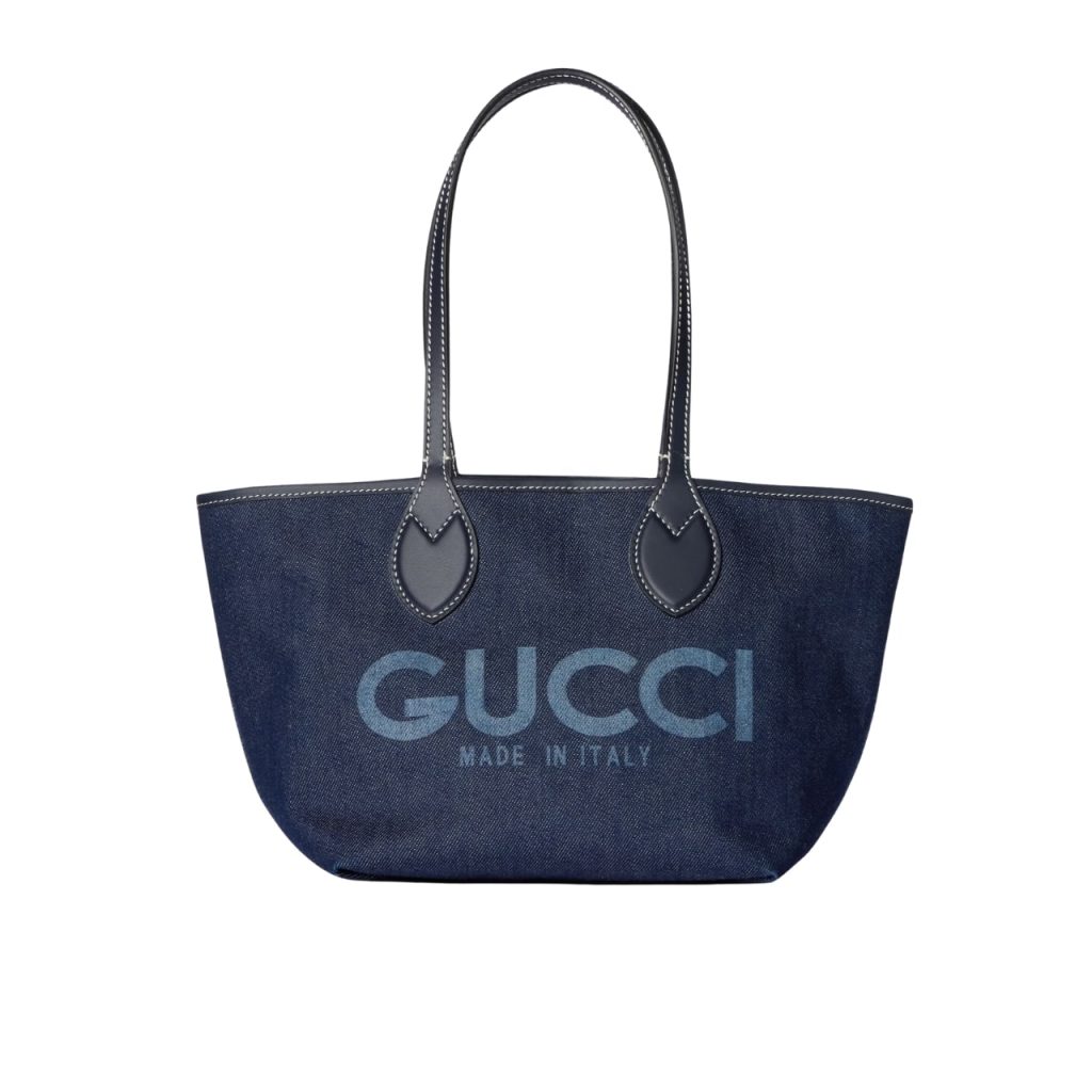 Gucci Totissima Medium Reversible Tote Denim Dark Blue 30Cm 820481 FAD3J 8441 - Image 2