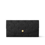 Louis Vuitton Emilie Wallet Black 19Cm M62369