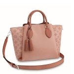Louis Vuitton Haumea Mahina Magnolia Pink Leather Bag 30Cm M55030