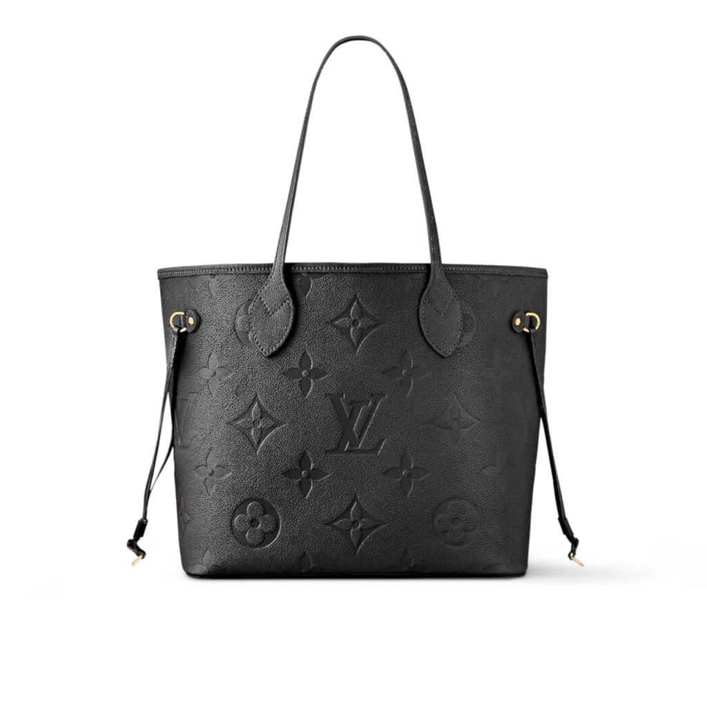 Louis Vuitton Neverfull MM Monogram Empreinte Leather Black 31Cm M45685 - Image 2